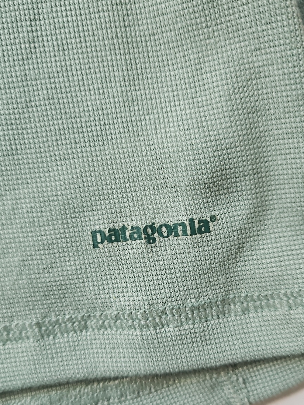 Patagonia Capilene Performance Base Layer Long Sleeve Top SZ M Green Gorpcore - Picture 4 of 9